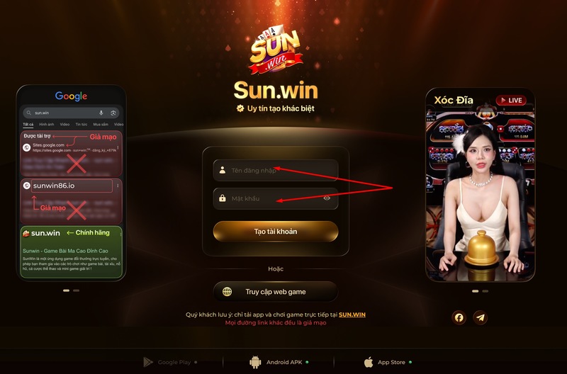 Bước đầu tiên là nhập tên đăng nhập và mật khẩu tại màn hình chính.